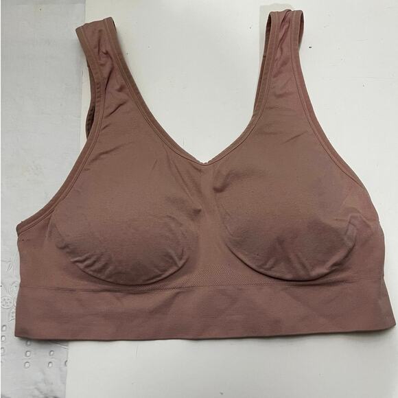 Secret Treasures Lot Of 3 Women's Wirefree Seamless Comfort Bra XXXL Pink EUC - Picture 4 of 15